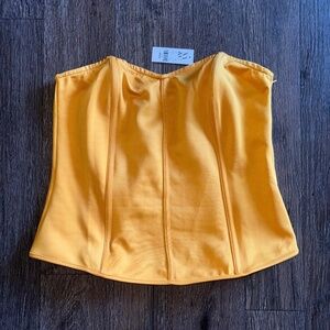 New with tags! New York and company large yellow corset